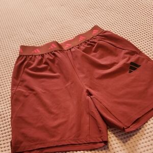 Adidas Burgundy Sports Shorts